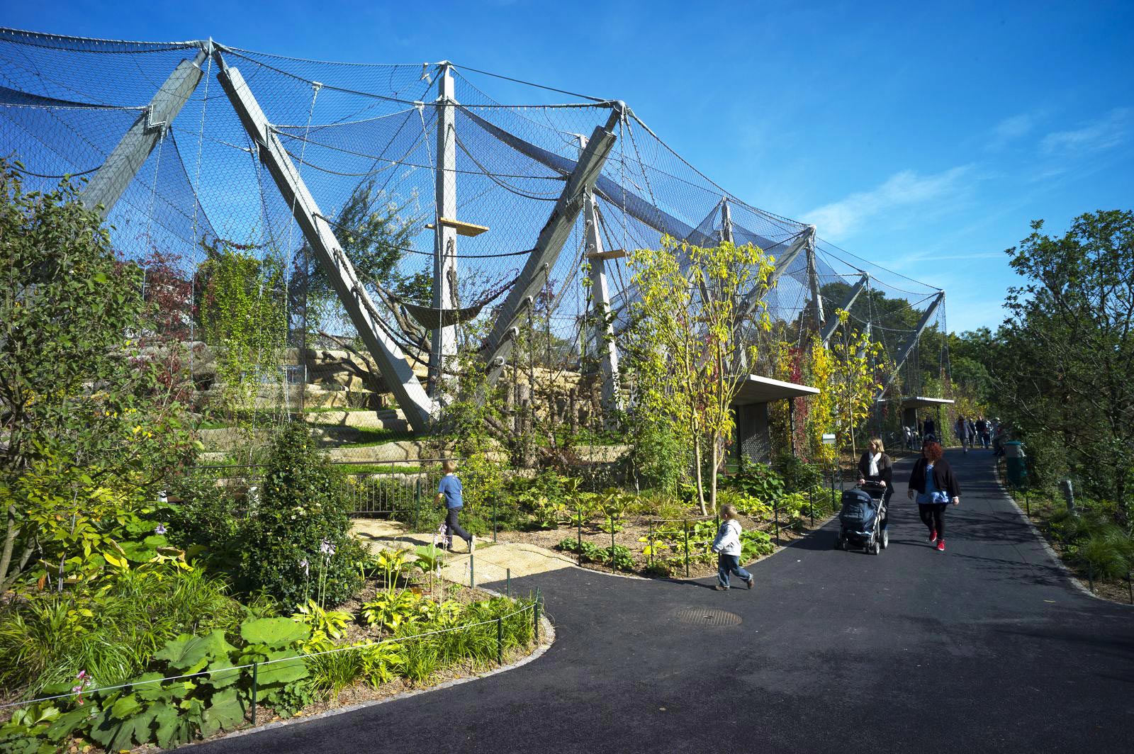 New Primate House in Basel zoo made with Jakob Webnet