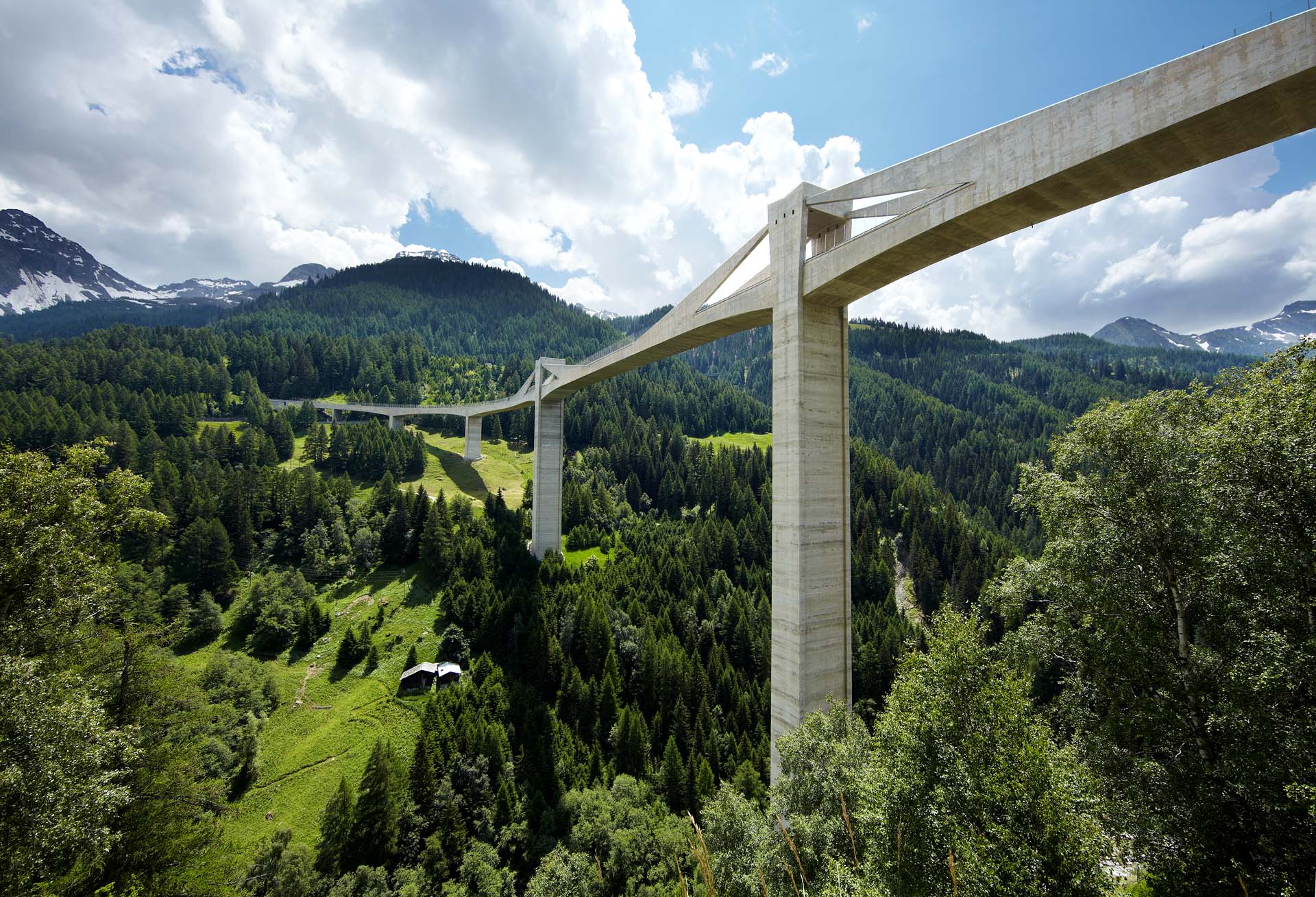 Ganter bridge, secured with Jakob Webnet